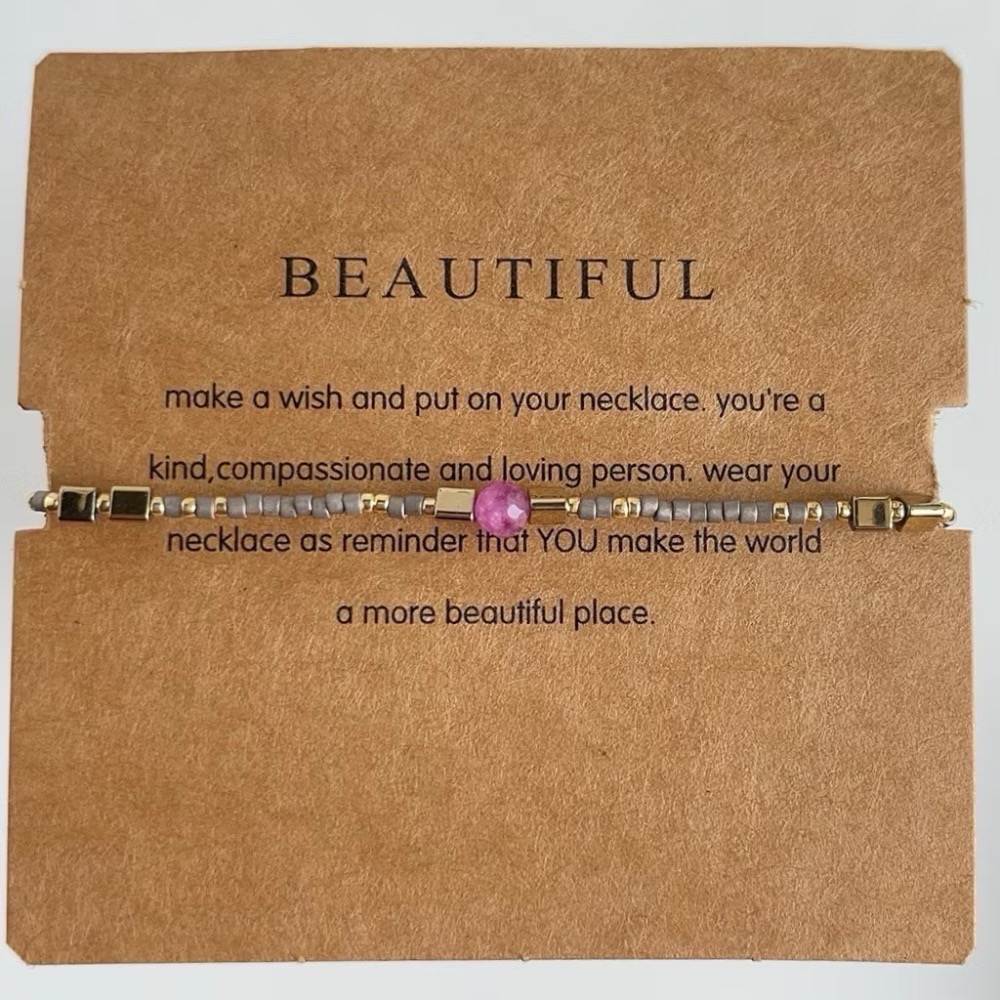 新開幕🔥現貨✨ 爆款【幸運】！日本米珠天然石元素細手鍊｜幸運繩手鍊｜招財手鍊｜日系百搭飾品 姐妹閨蜜手鍊-規格圖5