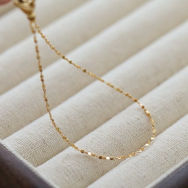 新開幕🔥現貨✨韓系超細閃耀滿天星醫療鋼項鍊｜醫療鋼手鍊｜成套飾品｜鈦鋼手鍊｜防過敏不掉色｜可戴洗澡｜疊戴｜素鍊-細節圖5