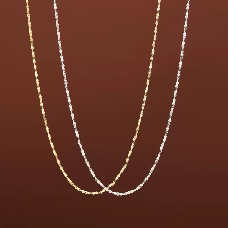 新開幕🔥現貨✨韓系超細閃耀滿天星醫療鋼項鍊｜醫療鋼手鍊｜成套飾品｜鈦鋼手鍊｜防過敏不掉色｜可戴洗澡｜疊戴｜素鍊-細節圖9