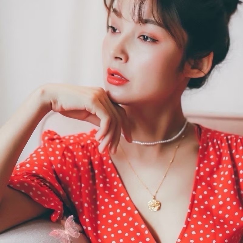 新開幕🔥現貨✨韓國歐膩愛戴氣質珍珠鈦鋼項鍊｜醫療鋼｜防過敏不掉色｜可戴洗澡｜搭配洋裝｜珍珠項鍊｜疊戴-細節圖7