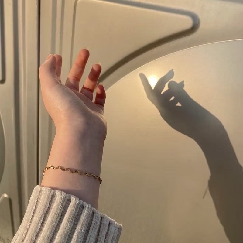 新開幕🔥現貨✨高品質千絲萬縷波浪鈦鋼項鍊｜醫療鋼手鍊｜成套飾品｜頸鍊｜鎖骨鍊｜百搭素鍊｜中性 個性-細節圖9