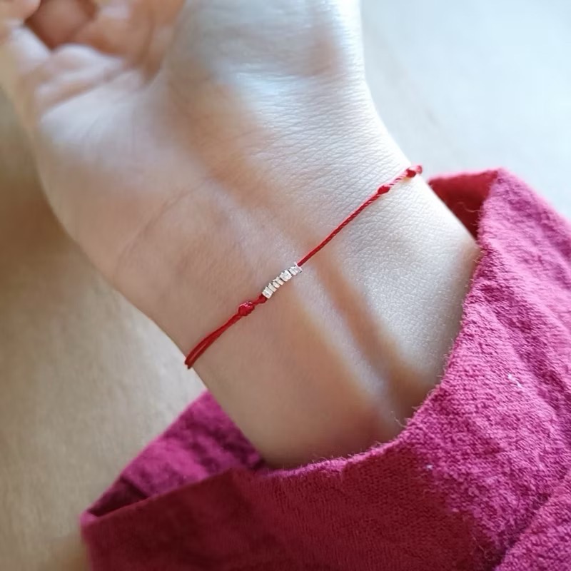 新開幕🔥現貨✨幸運紅繩碎銀手鍊｜銅錢手鍊｜無限手鍊｜文創設計｜日常百搭手鍊-細節圖3