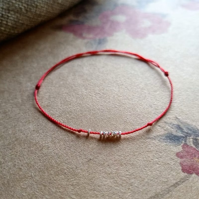 新開幕🔥現貨✨幸運紅繩碎銀手鍊｜銅錢手鍊｜無限手鍊｜文創設計｜日常百搭手鍊-細節圖5