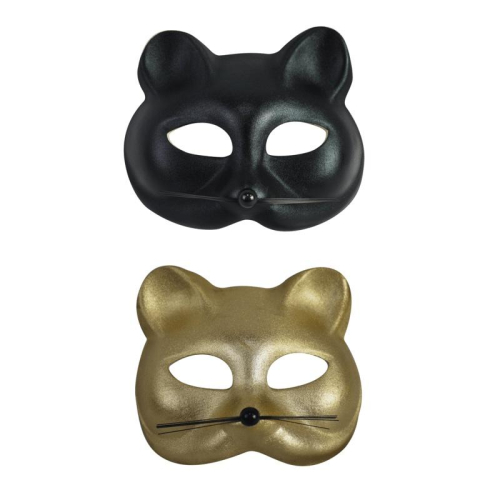 [Halloween萬聖派對] EVA半面貓臉面具(款式隨機) 1個【家樂福】
