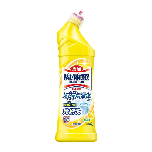 魔術靈殺菌瞬潔馬桶漂潔劑-檸檬500mlx2【家樂福】