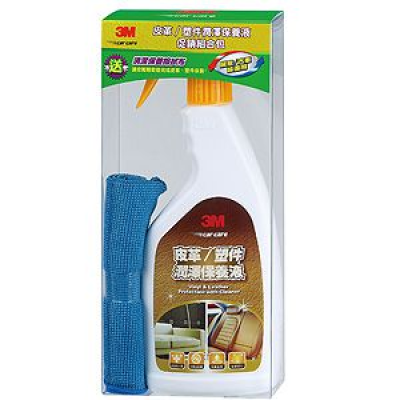 【汽車百貨】3M皮革/塑件潤澤保養液 <500ml毫升 x 1 x 1Bottle瓶>