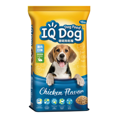 IQ Dog 成犬乾狗糧-雞肉味15Kg <15Kg公斤 x 1 x 1Pack包>