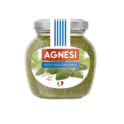 Agnesi 義式蒜香義大利麵醬 185g <185g克 x 1 x 1Can罐>