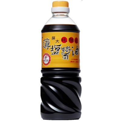 屏大薄鹽醬油710ml <710ml毫升 x 1 x 1Can罐>