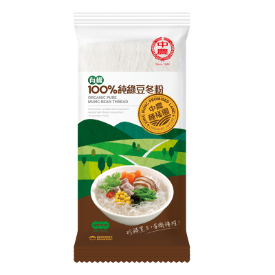 中農有機100％純綠豆冬粉180g <180g克 x 1 x 1Bag包>