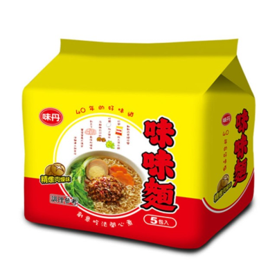 味味麵精燉肉燥湯麵(包) 78g <78g克 x 1 x 5Pack包>