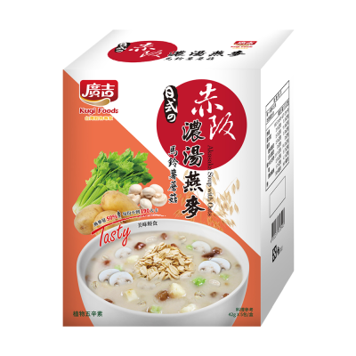 廣吉赤阪濃湯燕麥-馬鈴薯蘑菇 <42g克 x 5 x 1BoX盒>