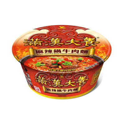 滿漢大餐麻辣鍋牛肉(碗) 204g <204g克 x 1 x 1Bowl碗>