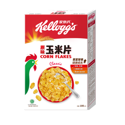 家樂氏原味玉米片180g <180g克 x 1 x 1BoX盒>