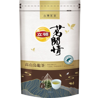 立頓茗閒情100％台灣茶-高山烏龍茶-61.6g(2.8gx22) <61.6g克 x 1 x 1Bag包>