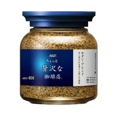 AGF Maxim華麗柔順即溶咖啡-藍罐白標 80g <80g克 x 1 x 1BOTTLE瓶>