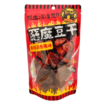 熊出沒注意-惡魔豆干(香辣酒香) <140g克 x 1 x 1PACK包>