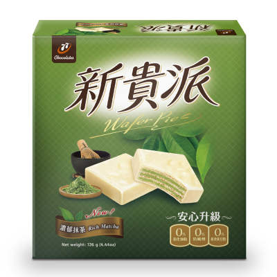 77新貴派18片盒裝-濃郁抹茶-252g <252g克 x 1 x 1Bag包>