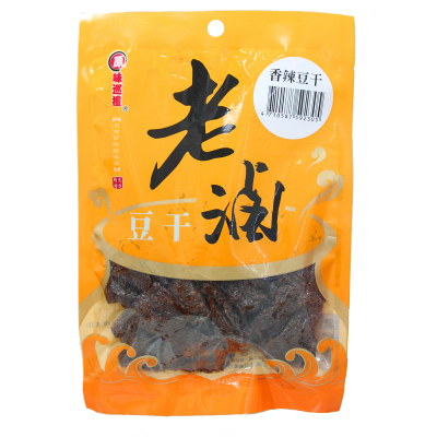 原味巡禮老滷豆干-香辣豆干 <120g克 x 1 x 1Bag包>