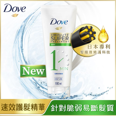 Dove 多芬一分鐘護髮精華-防斷修護180ml <180ml毫升 x 1 x 1PC瓶>