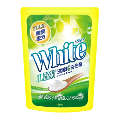 白帥帥小蘇打抗菌洗衣精補充包-1650g <1650g克 x 1 x 1PACK包>