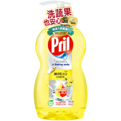 Pril 淨麗小蘇打高效洗碗精-檸檬750ml <750ml毫升 x 1 x 1BOTTLE瓶>