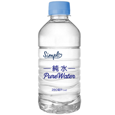 Simple純水280ml <280ml毫升 x 1 x 24BOTTLE瓶>