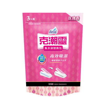 克潮靈集水袋補充包-玫瑰香-180gx3 <180g克 x 3 x 1Pack包>