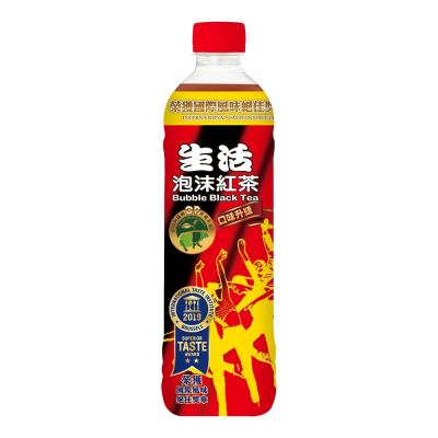 生活泡沫紅茶Pet590ml <590ml毫升 x 1 x 4Bottle瓶>