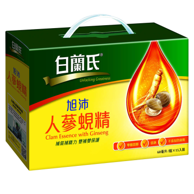 白蘭氏旭沛人蔘蜆精60ml*15 <60ml毫升 x 15 x 1Box盒>