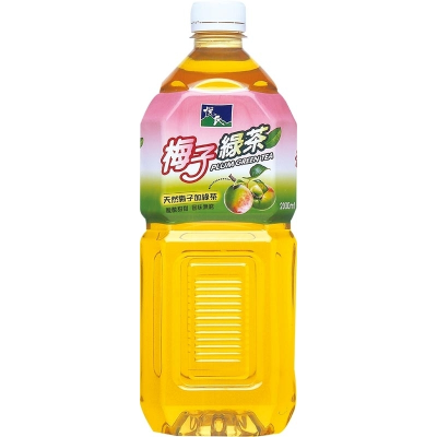 悅氏梅子綠茶微甜Pet2000ml <2000ml毫升 x 1 x 1Bottle瓶>