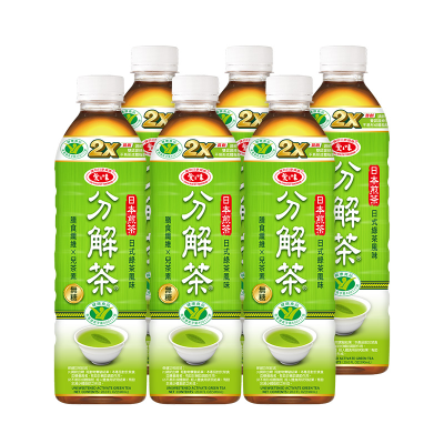 愛之味分解茶日式綠茶風味590ml <590ml毫升 x 1 x 6Bottle瓶>