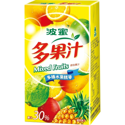 波蜜多果汁TP250ml <250ml毫升 x 1 x 6Bottle瓶>