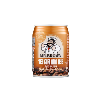 伯朗曼特寧咖啡Can240ml <240ml毫升 x 1 x 6Bottle瓶>