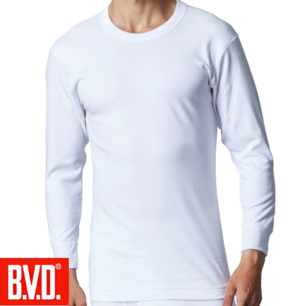 【家樂福】BVD 厚綿圓領長袖衫(L)-細節圖3