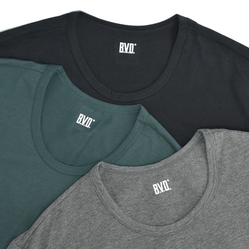 【家樂福】BVD 彈力綿圓領長袖衫(L/顏色隨機出貨)-細節圖4