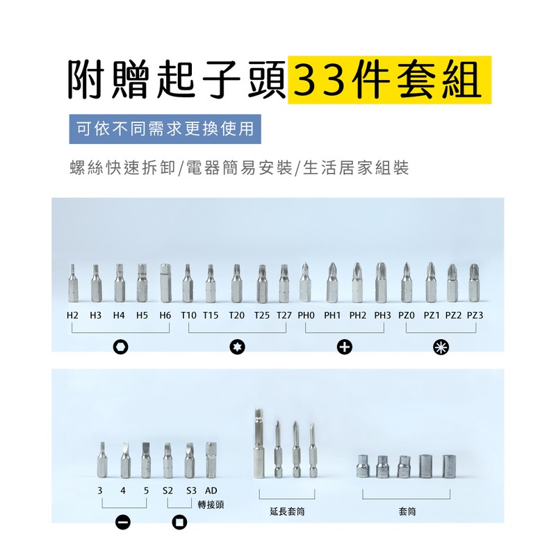 【家樂福】KINYO 電動起子工具套裝組-細節圖8