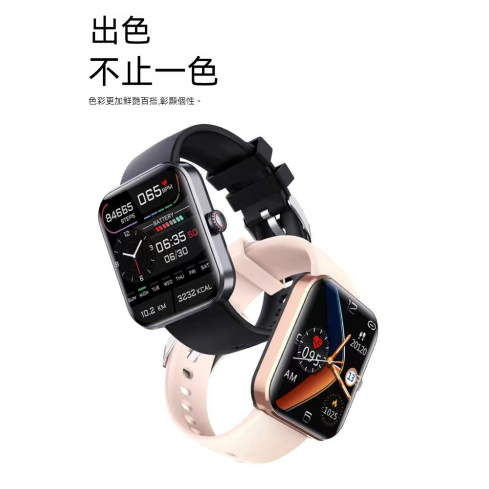 台灣出貨 新品F57L 血糖 心率 血壓 血氧 體溫 檢測 健康運動防水智慧手表 智慧手表 運動手表 體溫手表 藍牙手錶-細節圖9