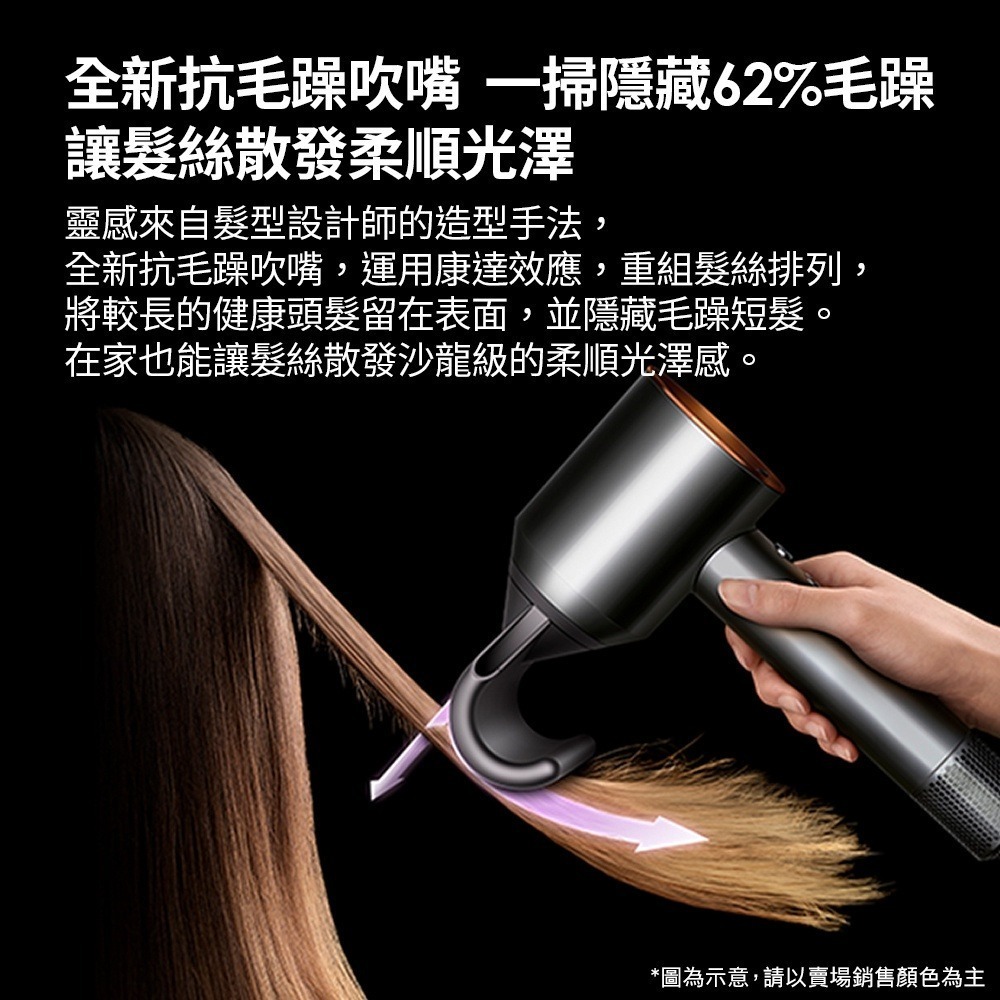 現貨 限時破價一周期限 戴森 Dyson Supersonic HD08 吹風機 五吹嘴全配版 全桃色原廠公司貨2年保固-細節圖3