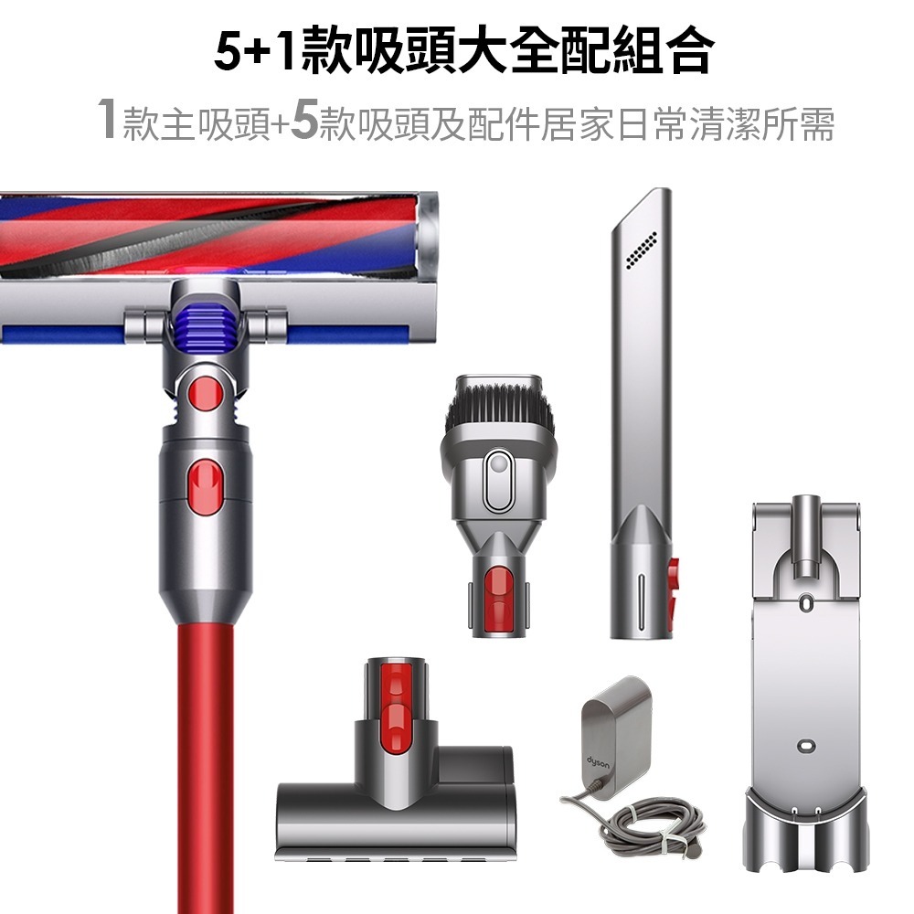 現貨 限時破價一周期限 Dyson V8 Slim Fluffy SV10K 輕量無線吸塵器/除蟎器 原廠公司貨2年保固-細節圖5