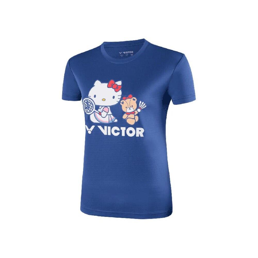 [大鷲體育][大鷲體育]VICTOR X HELLO KITTY 聯名T恤-角色款 T-KT203 (女款)-細節圖2