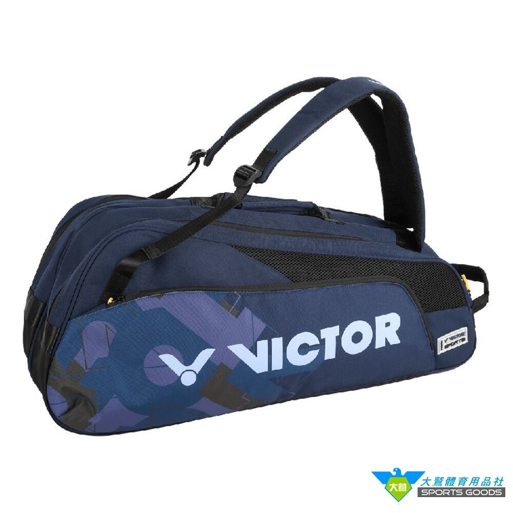 [大鷲體育]VICTOR BR6219 6支裝網羽球拍袋 矩形袋 羽拍包 羽拍袋 羽球背包 球拍袋-細節圖3