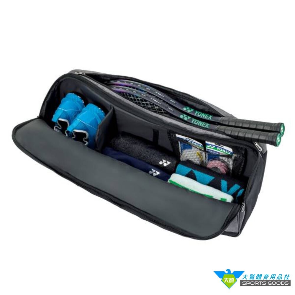 [大鷲體育]YONEX 6支裝網羽球拍袋 矩形袋 羽拍包 羽拍袋 羽球背包 球拍袋 BA82231WEX-細節圖3