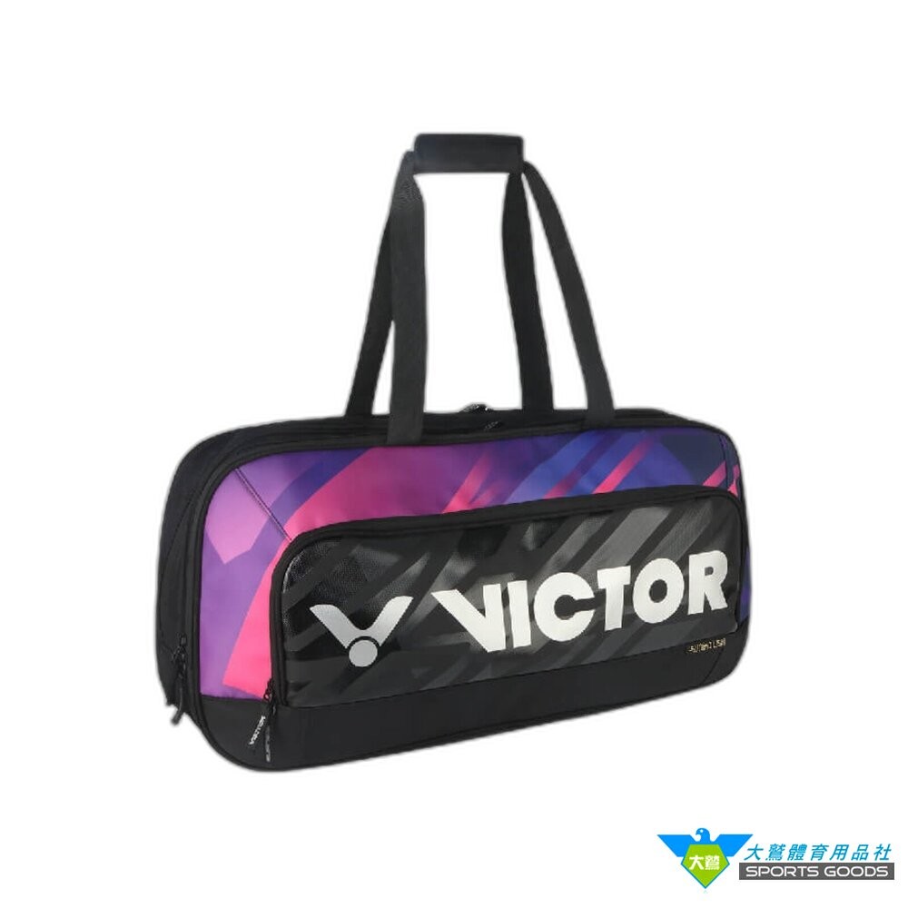 [大鷲體育]VICTOR BR9613 6支裝網羽球拍袋 矩形袋 羽拍包 羽拍袋 羽球背包 球拍袋-細節圖3