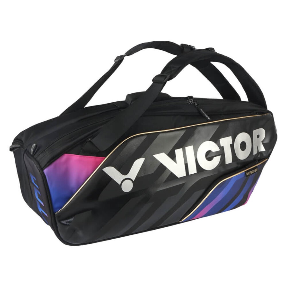 [大鷲體育]VICTOR BR9213 6支裝網羽球拍袋 矩形袋 羽拍包 羽拍袋 羽球背包 球拍袋-規格圖3