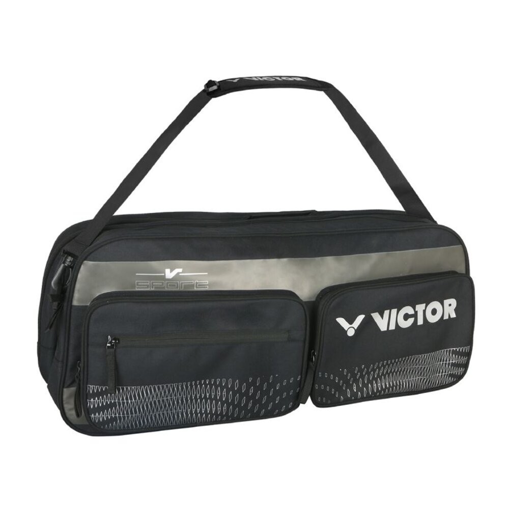 [大鷲體育]VICTOR BR2601 6支裝網羽球拍袋 矩形袋 羽拍包 羽拍袋 羽球背包 球拍袋-細節圖2