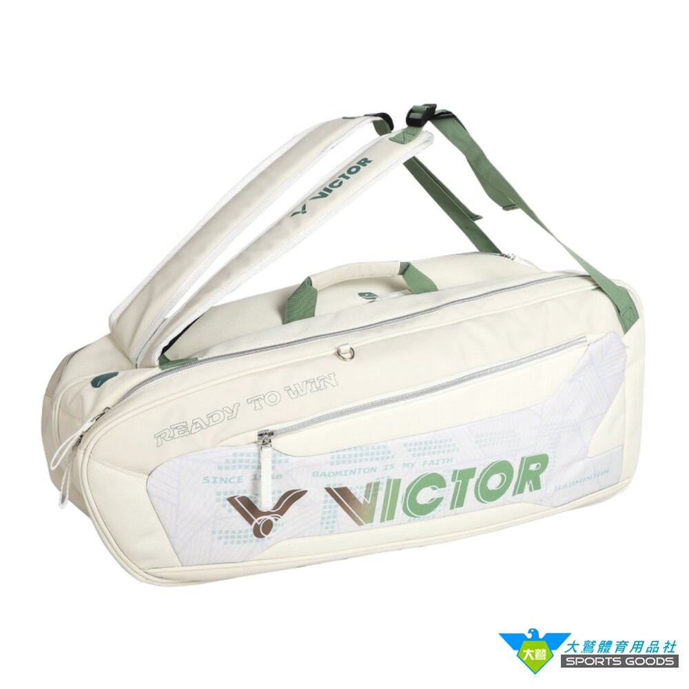 [大鷲體育]VICTOR BR5223 6支裝網羽球拍袋 矩形袋 羽拍包 羽拍袋 羽球背包 球拍袋-細節圖4