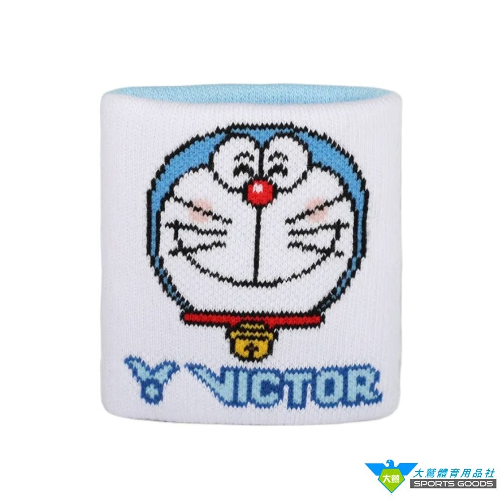 [大鷲體育]多啦a夢 聯名 VICTOR 勝利 運動 護腕 短護腕 C-2098DRM C-2099DRM C-2100-細節圖3