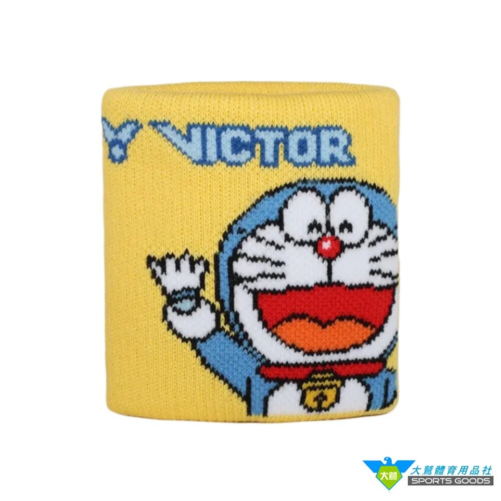 [大鷲體育]多啦a夢 聯名 VICTOR 勝利 運動 護腕 短護腕 C-2098DRM C-2099DRM C-2100-細節圖4