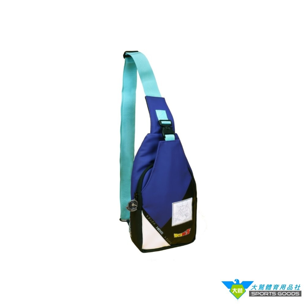 [大鷲體育]七龍珠Z 聯名 VICTOR 勝利 單肩胸包 BG5939DBZ-細節圖2